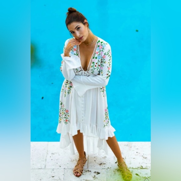 ZAIMARA PORTOBELLO HIGH LOW DRESS - Picture 3 of 11